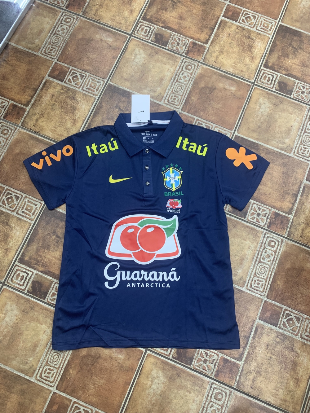 Nike Brazil 2025 Training Polo Jersey Size S